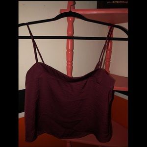 Maroon Swing Neck Tank